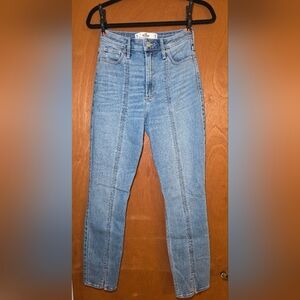Hollister Women's Jeans Size 3L W26 L29 Curvy Ultra High Rise Skinny Ankle Denim